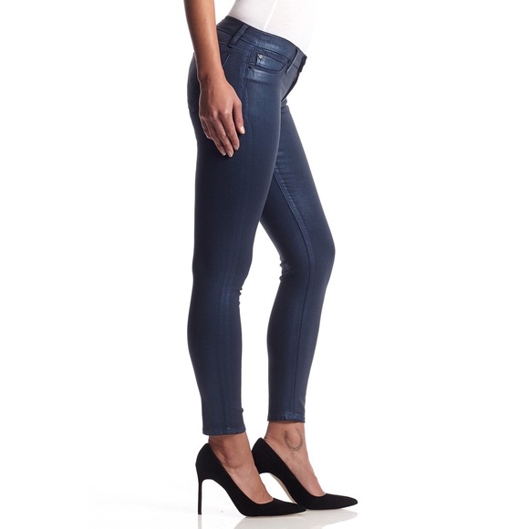 Hudson Krista Ankle Metallic Midnight Jean - Picture 1 of 8